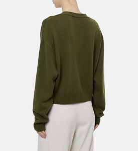 Bouguessa Myo Cropped Cardigan, Model View