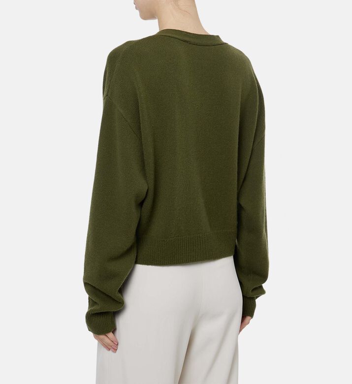 Bouguessa Myo Cropped Cardigan, Model View