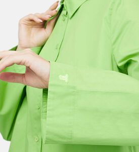 قميص كالي من قماش البوبلين بقصة ترابيز