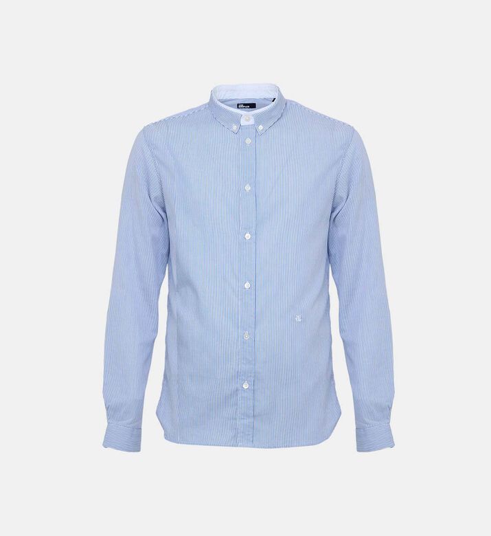 قميص بأكمام طويلة بياقة كلاسيكية