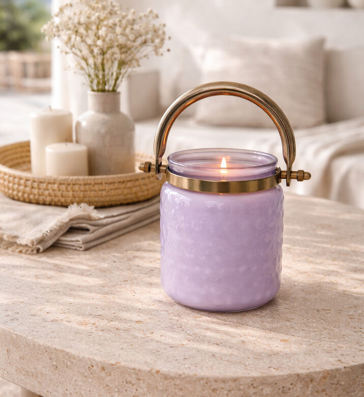 Nordal Opal Copper Handle Vase, Packshot View