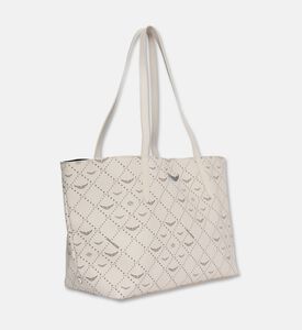 Zadig et Voltaire Z Monogram Printed Shopper Bag, White, Packshot View