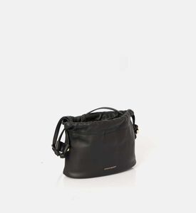 Strathberry Charlotte Drawstring Closure Bag, Black, Packshot View