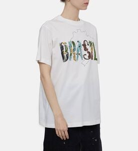 Farm Rio Brasil Relaxed-fit T-shirt, Model View