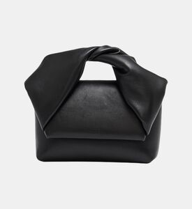 حقيبة تويستر صغيرة مخملية بمقبض علوي