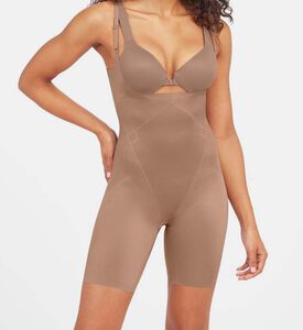 Open Bust Mid Thigh Bodysuit