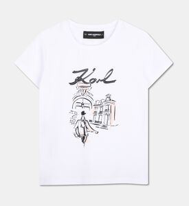 Karl Lagerfeld Sketch Graphic T-shirt, Packshot View