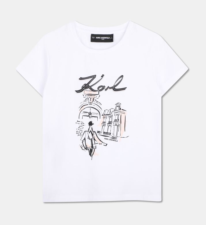 Karl Lagerfeld Sketch Graphic T-shirt, Packshot View
