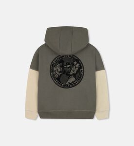 Zip Fastening Long-sleeve Cardigan