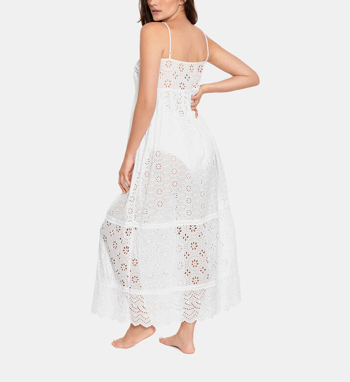 Embroidered Patchwork Maxi Dress
