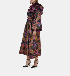 كاب بحزام الجاكار مزين بزهور