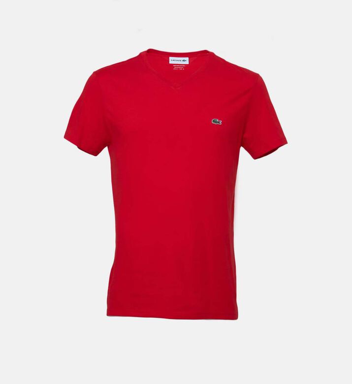 V-neck Pima Cotton Jersey T-shirt