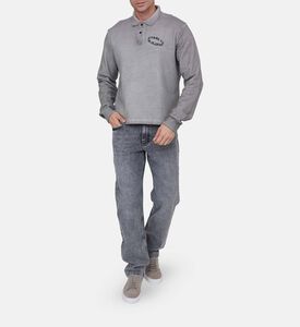 بولو سويت شيرت بشعار بشكل خاتم