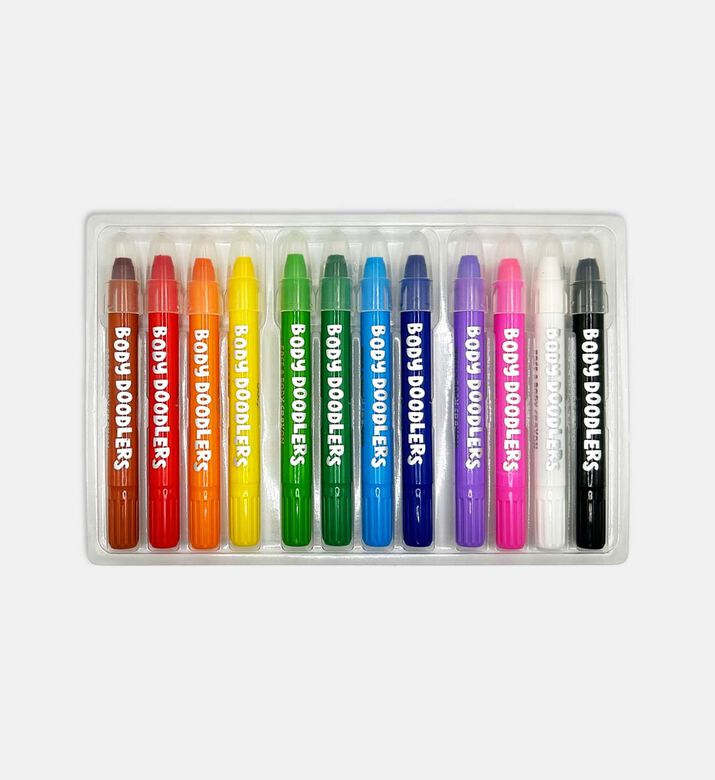 Ooly Body Doodlers 12-piece Body Crayons Set, Packshot View
