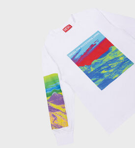 Cotton Thermoscanner-print T-shirt