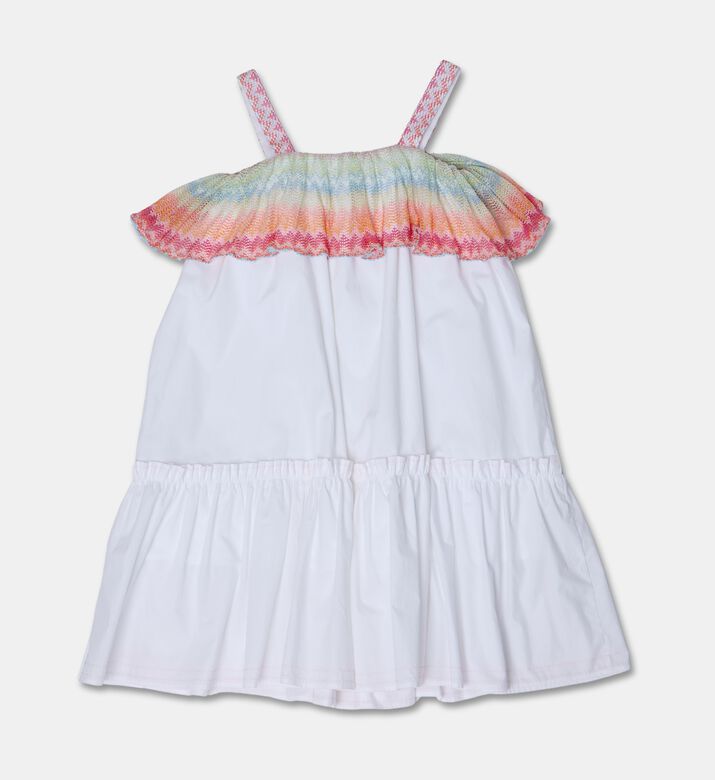 Missoni Embroidered Logo Zigzag Poplin Dress, Packshot View