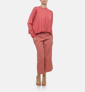 Crewneck Long-sleeve Cropped Sweater Crewneck Long-sleeve Cropped Sweater