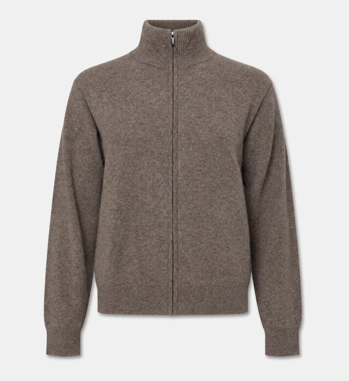Galeries Lafayette Gilet Farell, Taupe, L, Packshot View