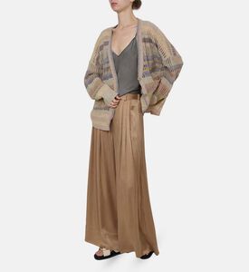 بنطال واسع بطياتأ