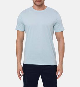 Vince Crewneck Long-sleeve Sweater, Light-blue, Xxl, Model View