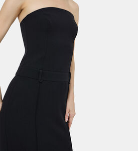 Triomphe Tailored Strapless Maxi Dress