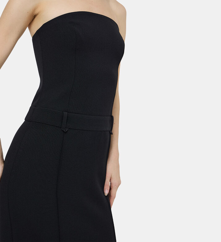 Triomphe Tailored Strapless Maxi Dress
