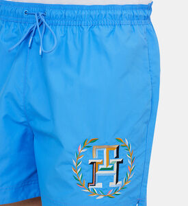 Drawstring Logo Swim Bottoms