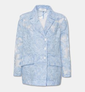 Beatrice B Floral-embroidery Oversized Jacket, Packshot View