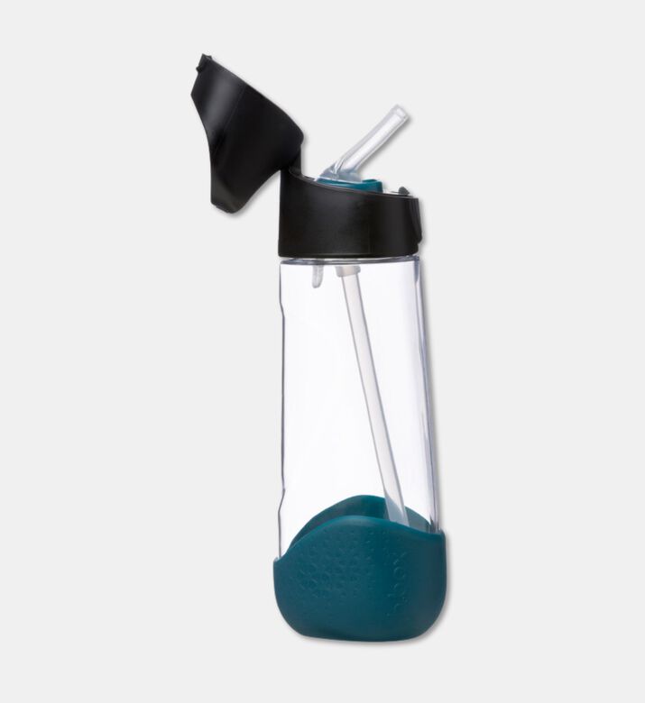 B.Box Leak-resistant Tritan Straw Bottle, Black, Packshot View