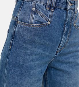 Wide-leg Denim Pants