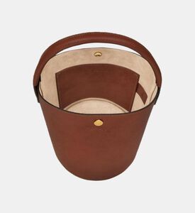 حقيبة دلو من الجلد النقي النقي