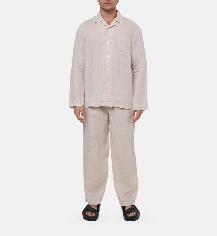 Long-sleeve Shirt Full-length Trousers Pajama Set