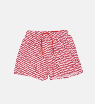 Patterned Swim Trunks