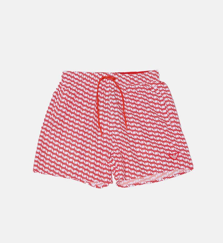 Patterned Swim Trunks