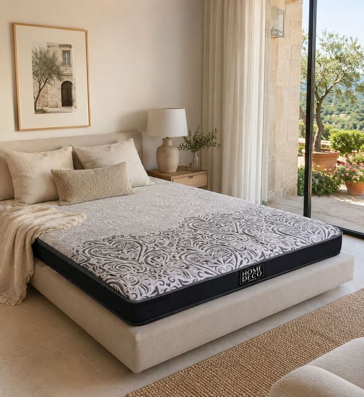 Home Deco and More Regal Rest Bonnel Mattress, White, 200x200-cm, Packshot View