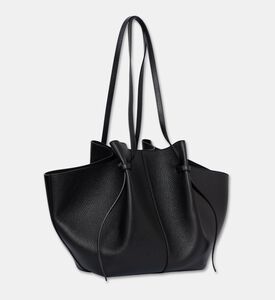 Yuzefi Mochi Suede Large Bag, Black, Packshot View
