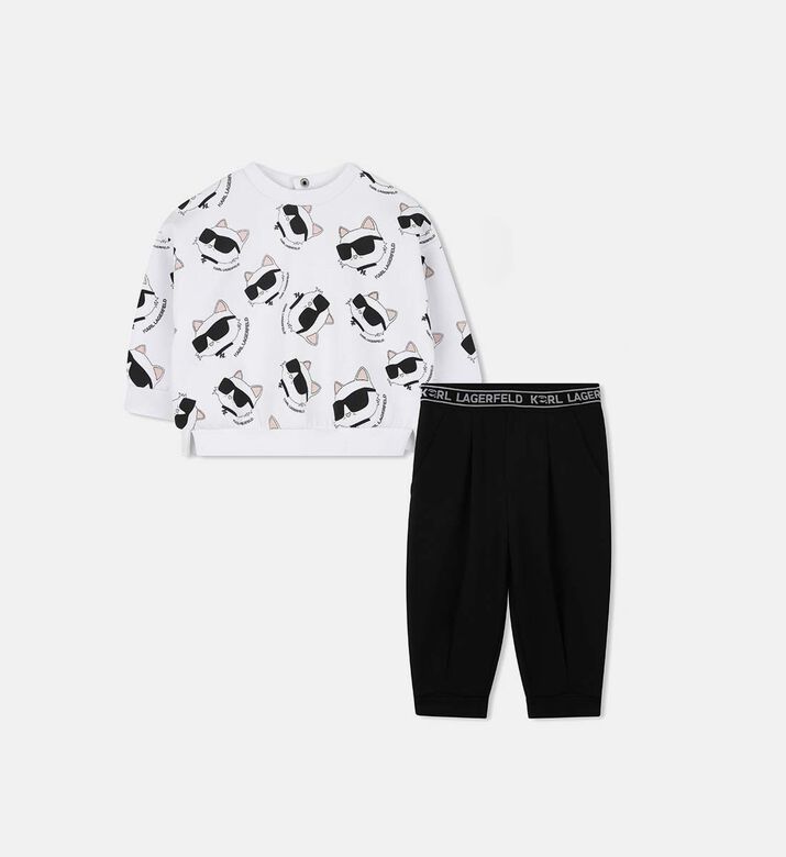 Printed Sweater Pants Set