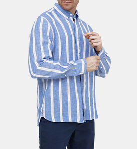 Triple-striped Linen Shirt