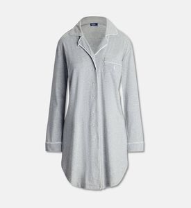 Polo by Ralph Lauren Button Closure Regular-fit Shirt Dress, Grey, M, Packshot View