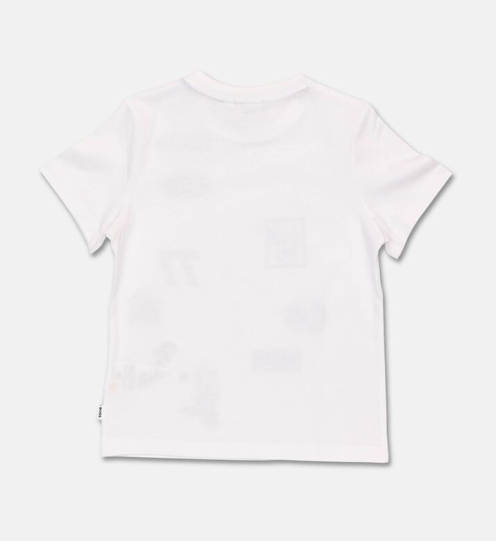 Boss Printed Badge Jersey T-shirt, Packshot View