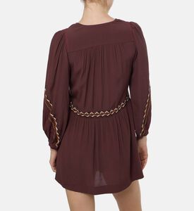 Ba and Sh Tay Geometric Embroidery Mini Dress, Model View