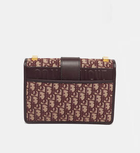 Dior Preowned Dior Burgundy Oblique 30 Montaigne Shoulder Bag, Packshot View