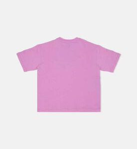 Rhinestone Logo Jersey Over T-shirt