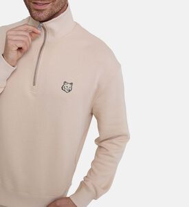 Fox Head Logo High Collar Sweatshirt