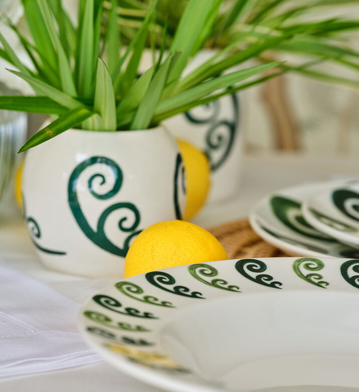 Peacock Porcelain Soup Plate