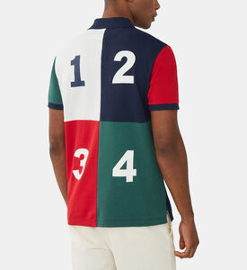 قميص بولو هيريتيج بطبعة أرقام