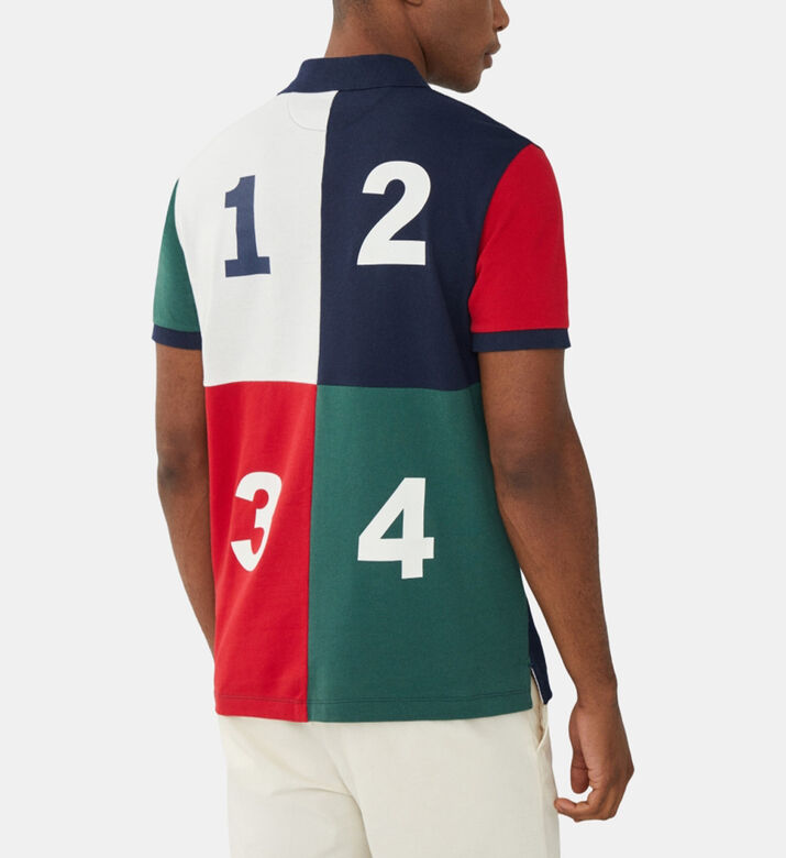 قميص بولو هيريتيج بطبعة أرقام