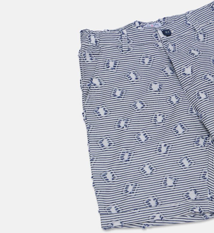 Jules & Juliette Paris Cotton Striped Shorts, Packshot View