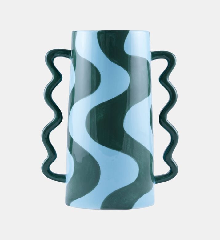Cylindrical Two-tone Design Vase