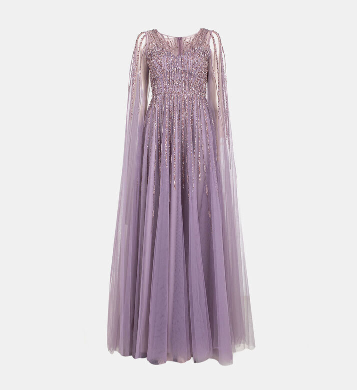 Tulle Rhinestones Maxi Gown Tulle Rhinestones Maxi Gown